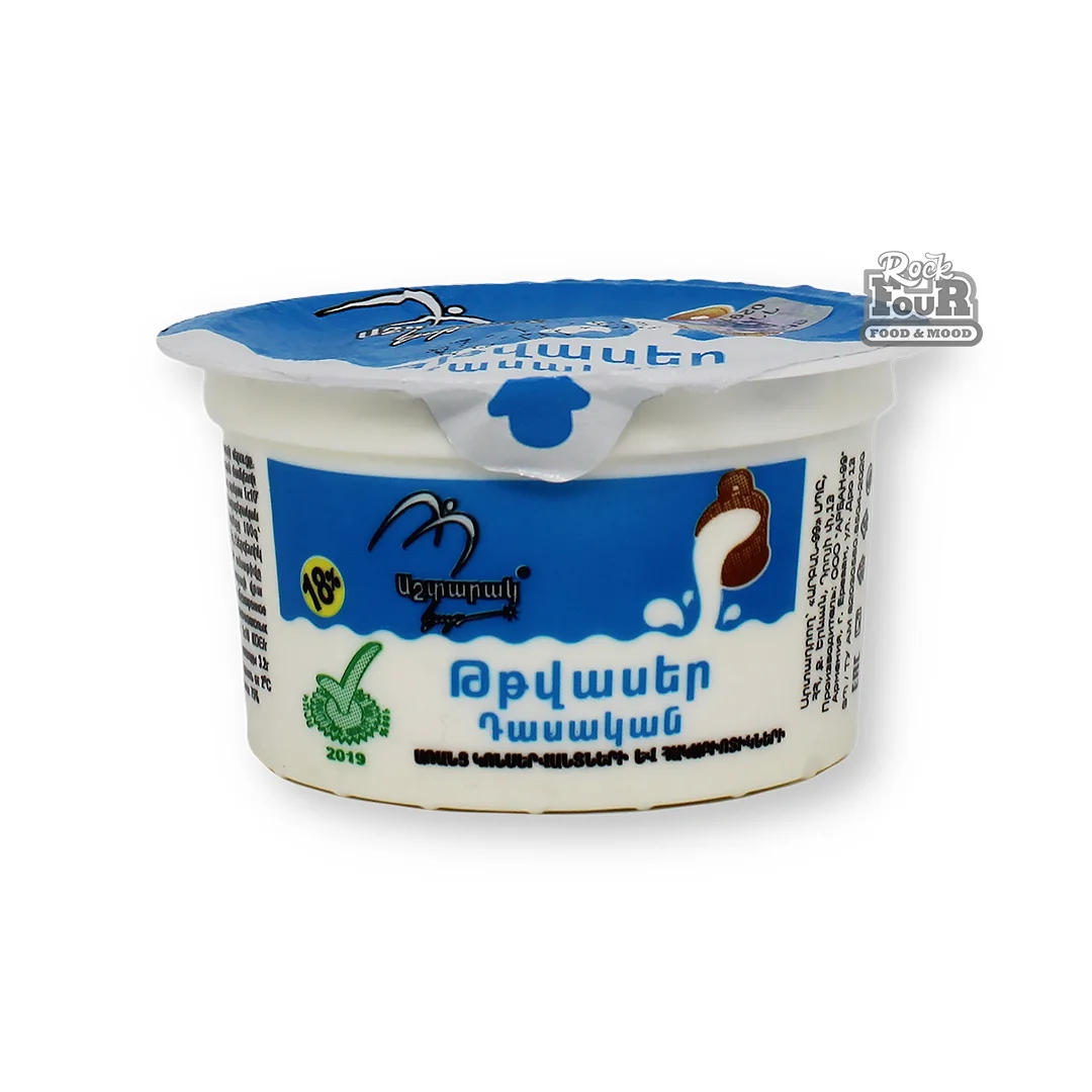 Թթվասեր «Աշտարակ կաթ» 18% 90գ
